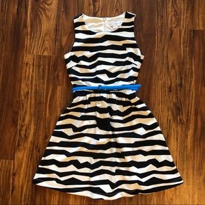 Women’s zebra semi-formal dress